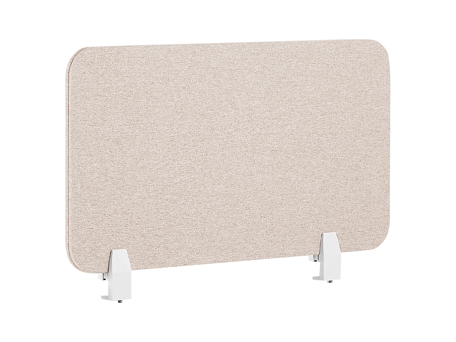 Schreibtisch Trennwand Akustik Polster beige 72 x 40 cm Schallschutz Wally