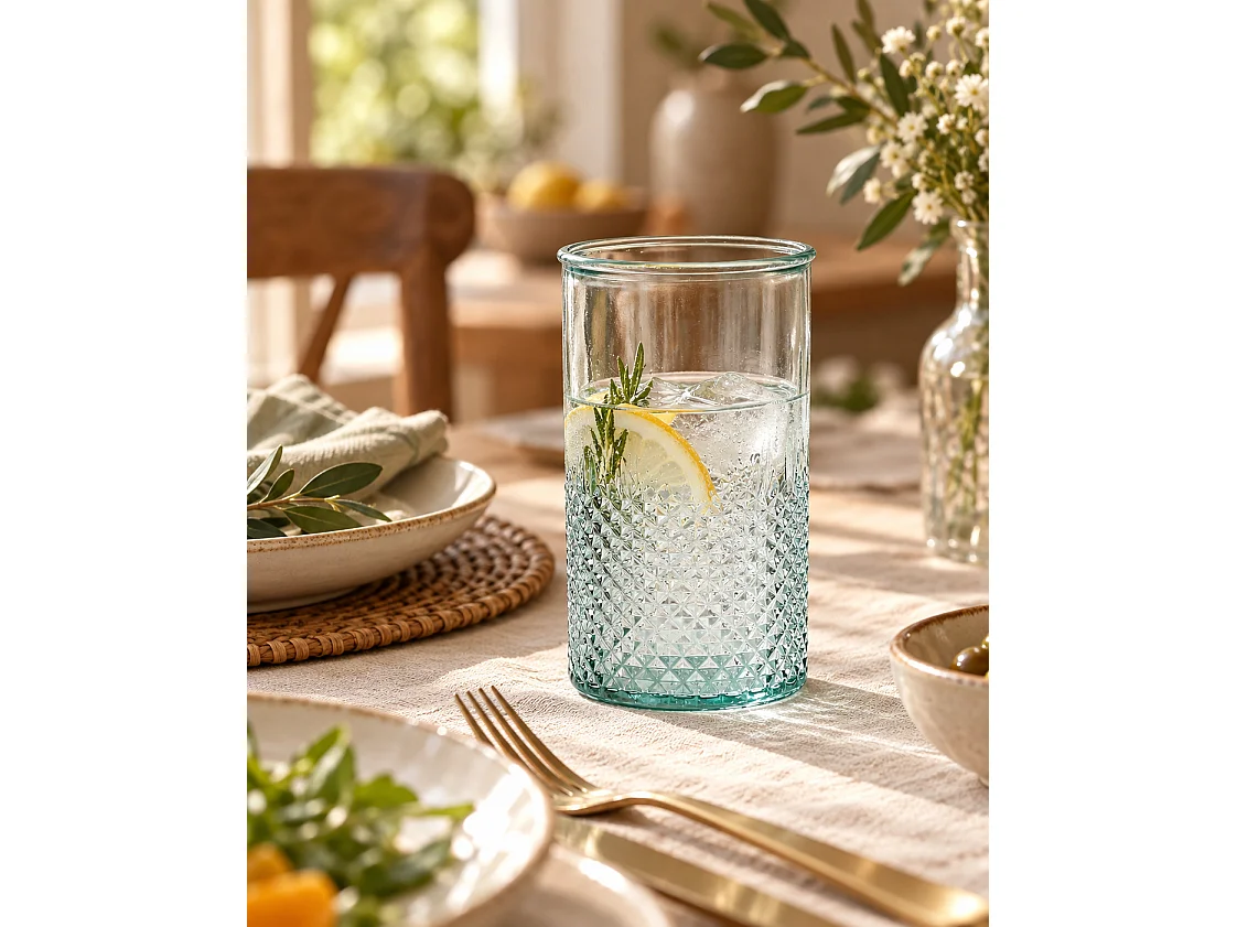 Het Zuanshí Glas - Blauw - M