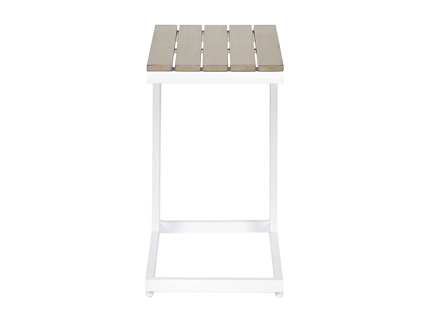 Stolik ogrodowy MESSINA 60 cm 35 cm Biały