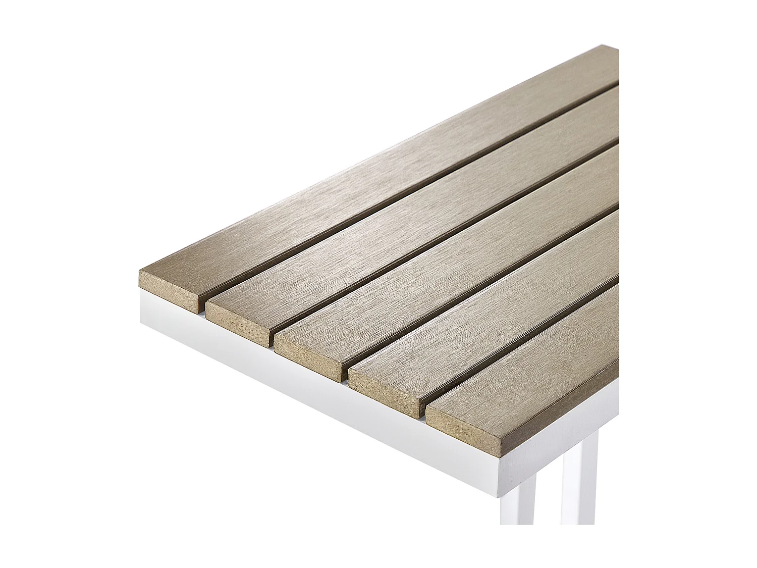 Stolik ogrodowy MESSINA 60 cm 35 cm Biały