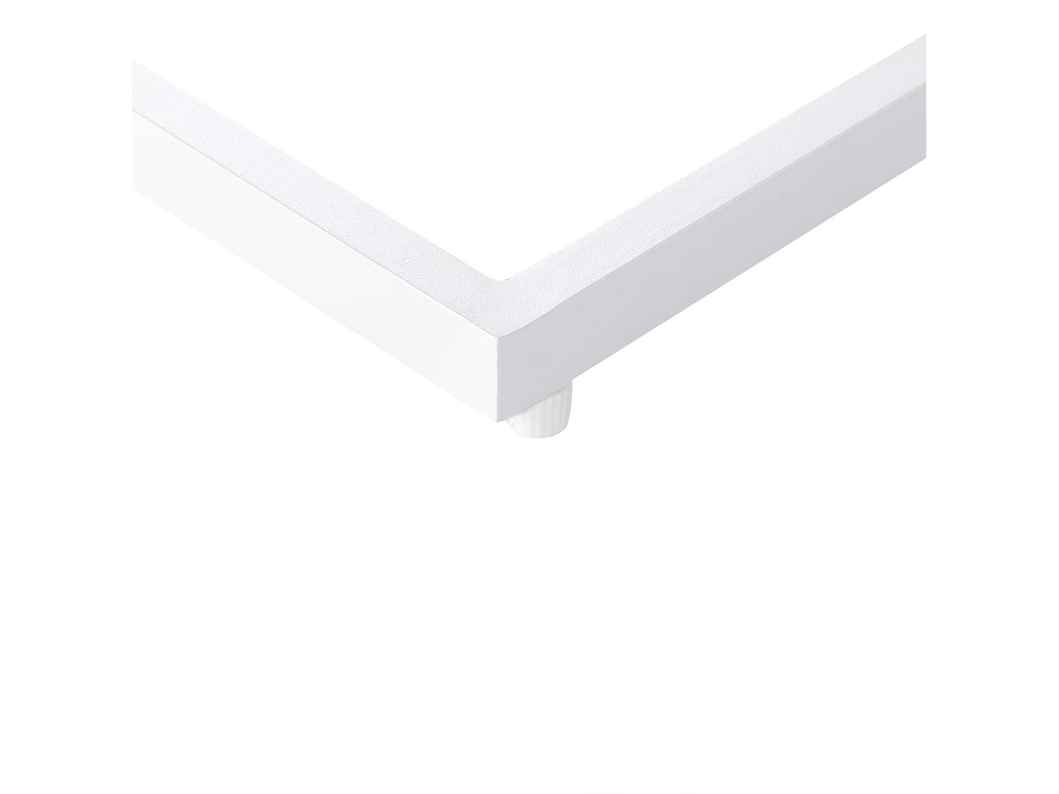 Table d'appoint pour le jardin MESSINA 60 cm 35 cm Blanc