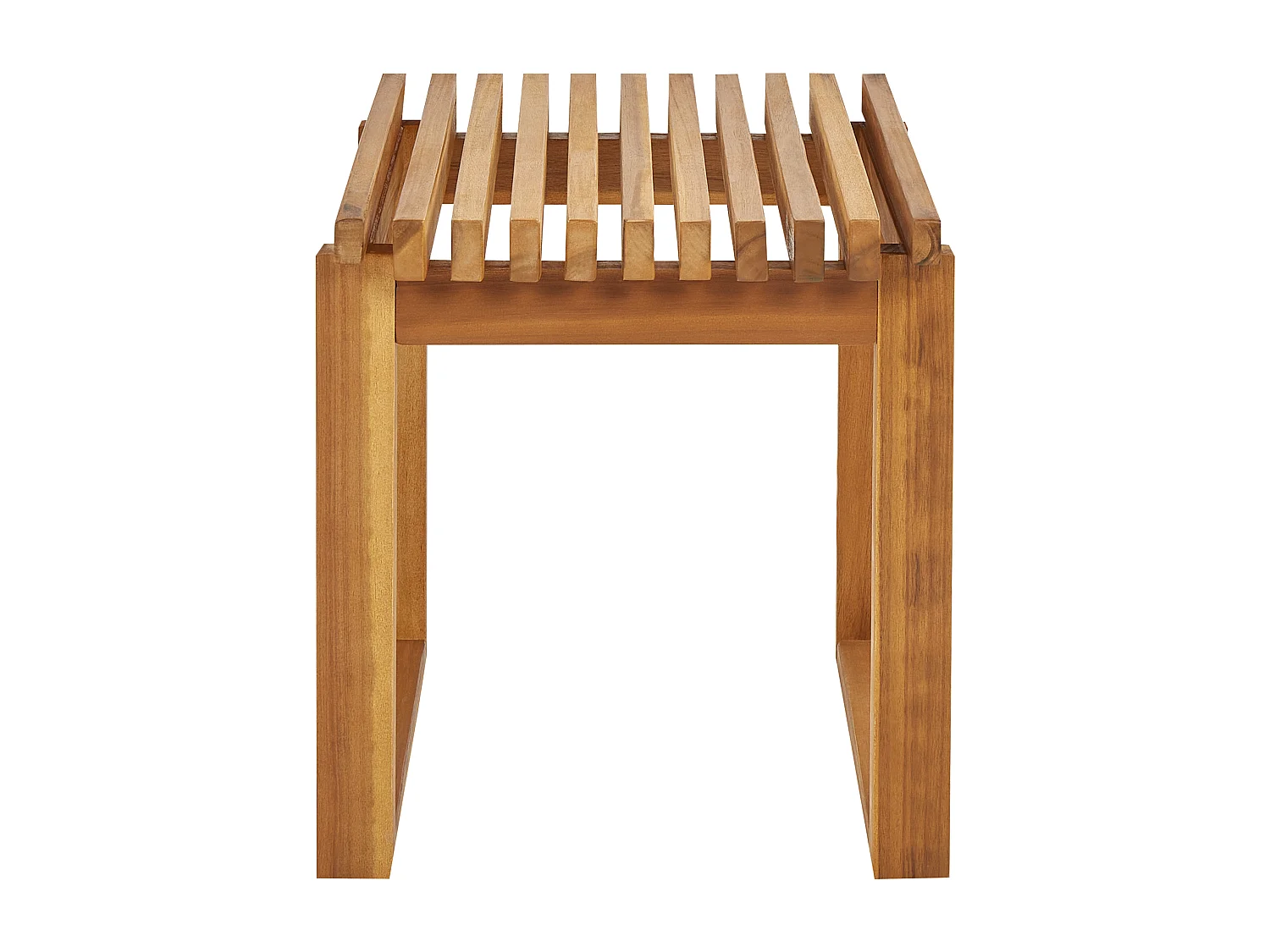 Table d'appoint pour le jardin BELLANO 35 cm 40 cm Acacia Marron
