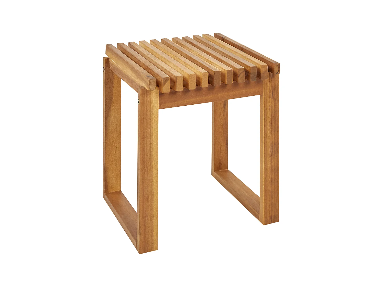 Stolik ogrodowy BELLANO 35 cm 40 cm Drewno akacjowe Brązowy