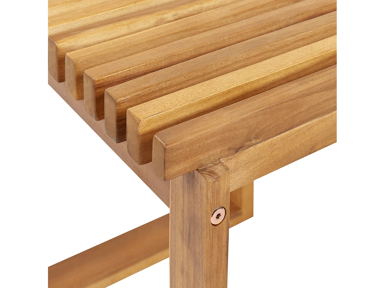 Table d'appoint pour le jardin BELLANO 35 cm 40 cm Acacia Marron