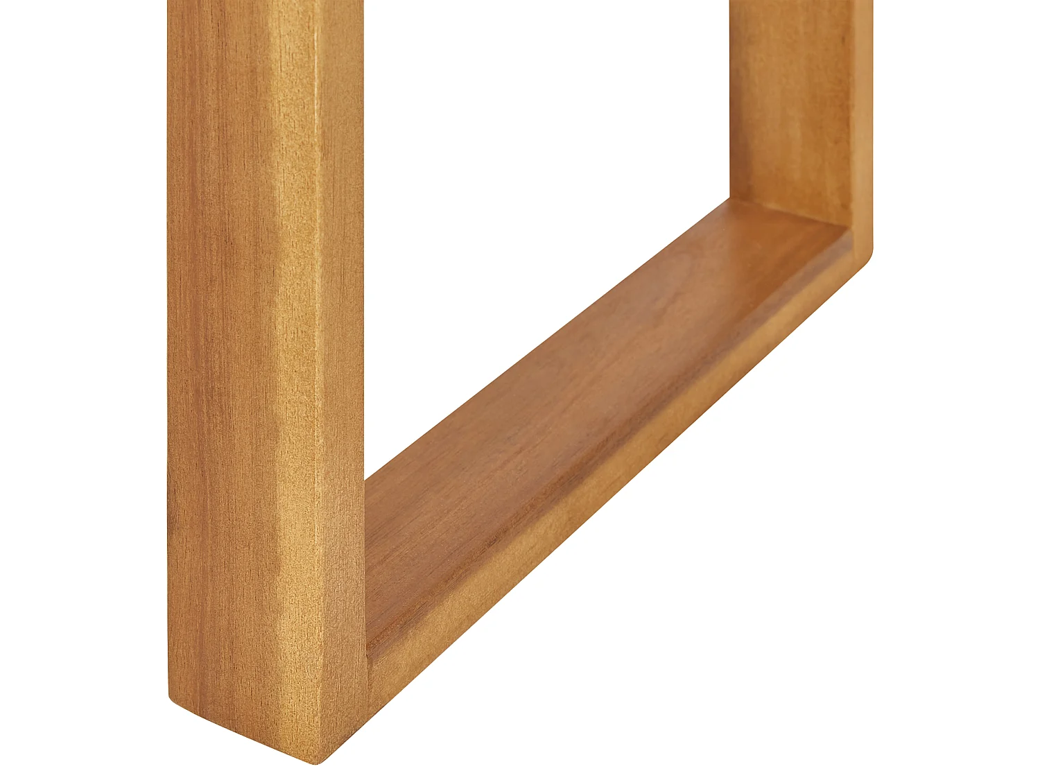 Table d'appoint pour le jardin BELLANO 35 cm 40 cm Acacia Marron