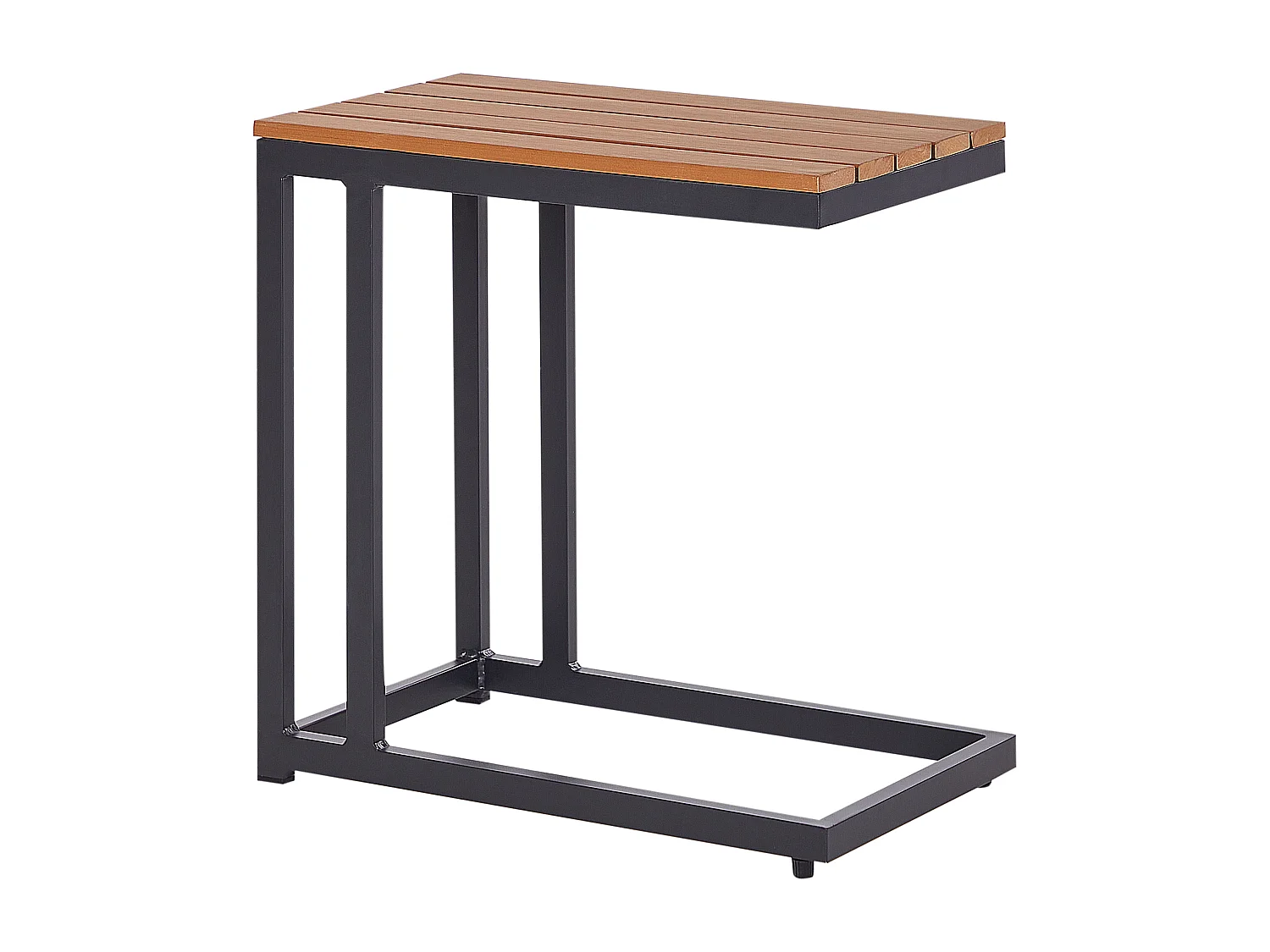 Table d'appoint pour le jardin MESSINA 60 cm 35 cm Noir