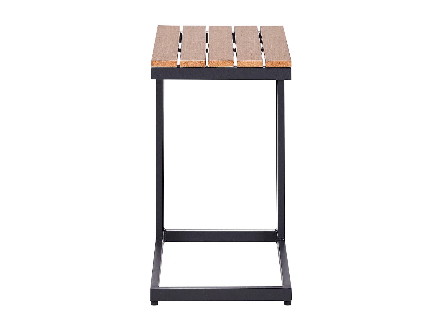 Table d'appoint pour le jardin MESSINA 60 cm 35 cm Noir