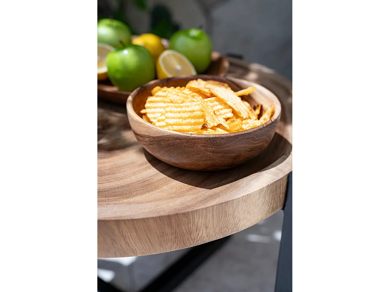 Die Teak Root Snackschale - S