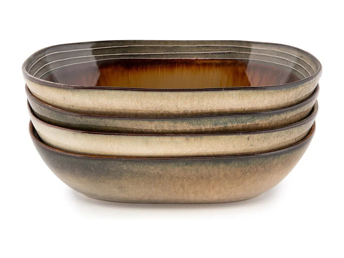 La Ciotola Ovale Comporta - L - Set Di 4