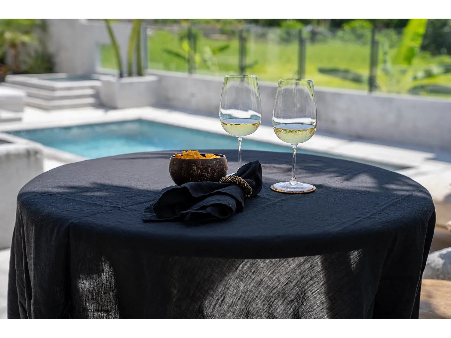 Die Kokos-Schale - Schwarz Natur