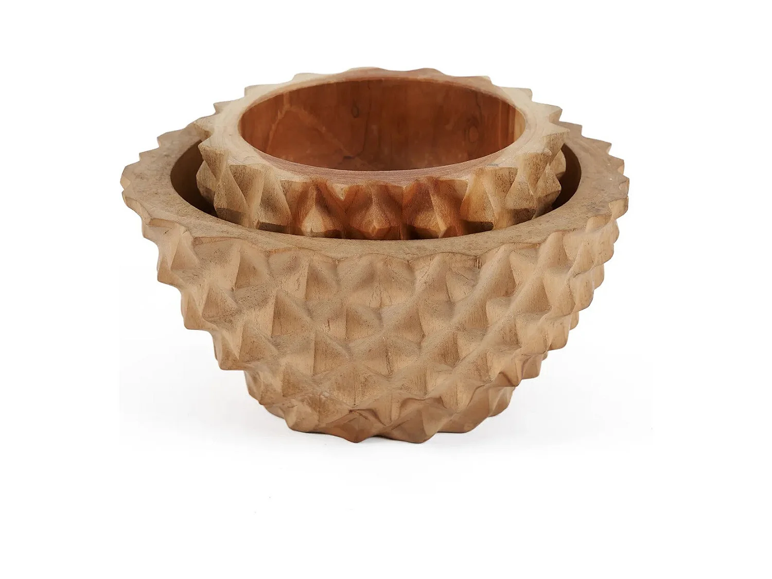 El Cuenco Teak Root Durian - M