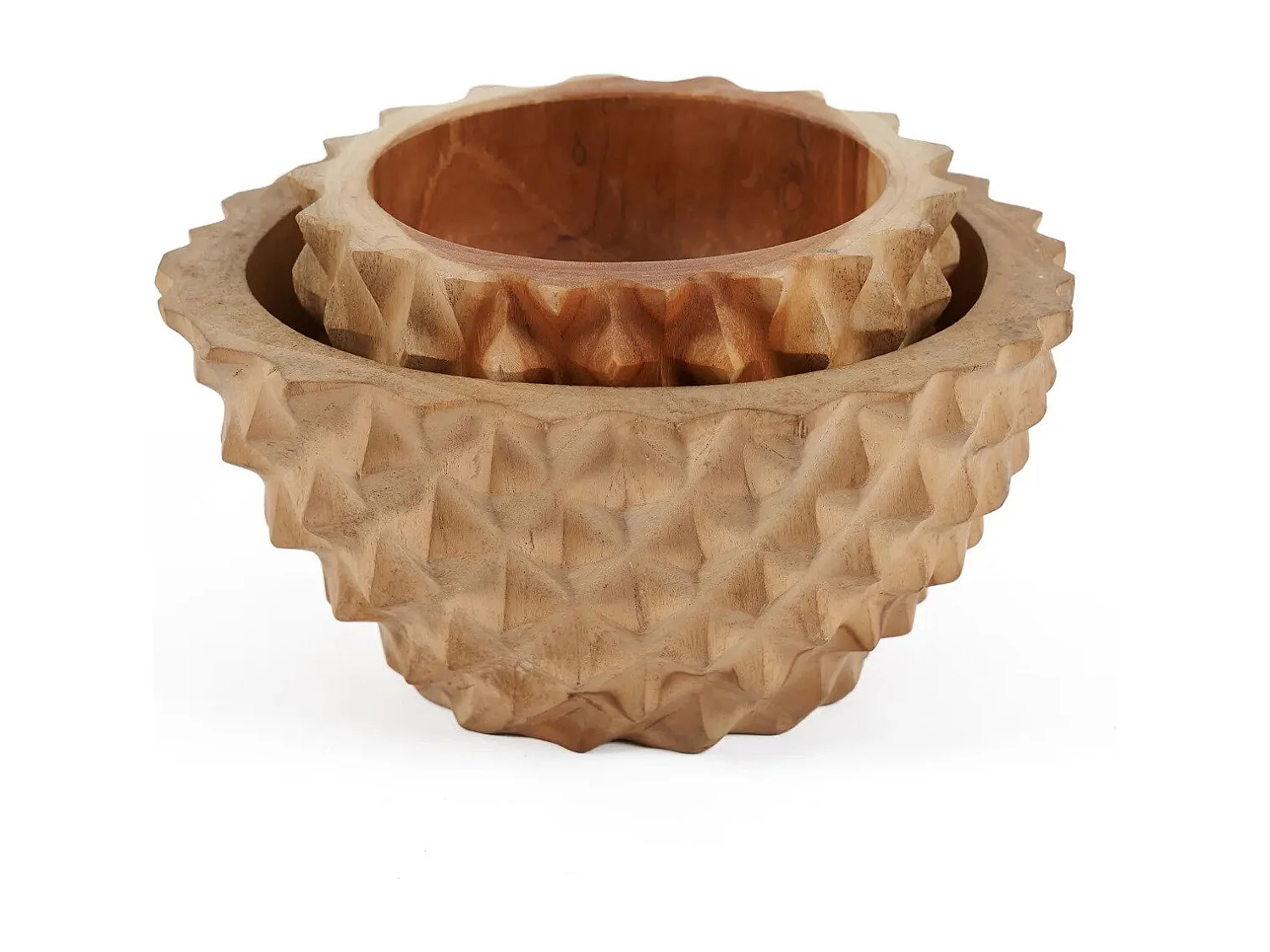 El Cuenco Teak Root Durian - M
