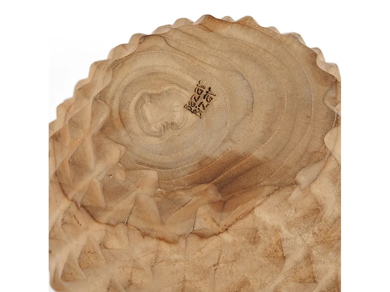 Die Teak Root Durian Schale - M