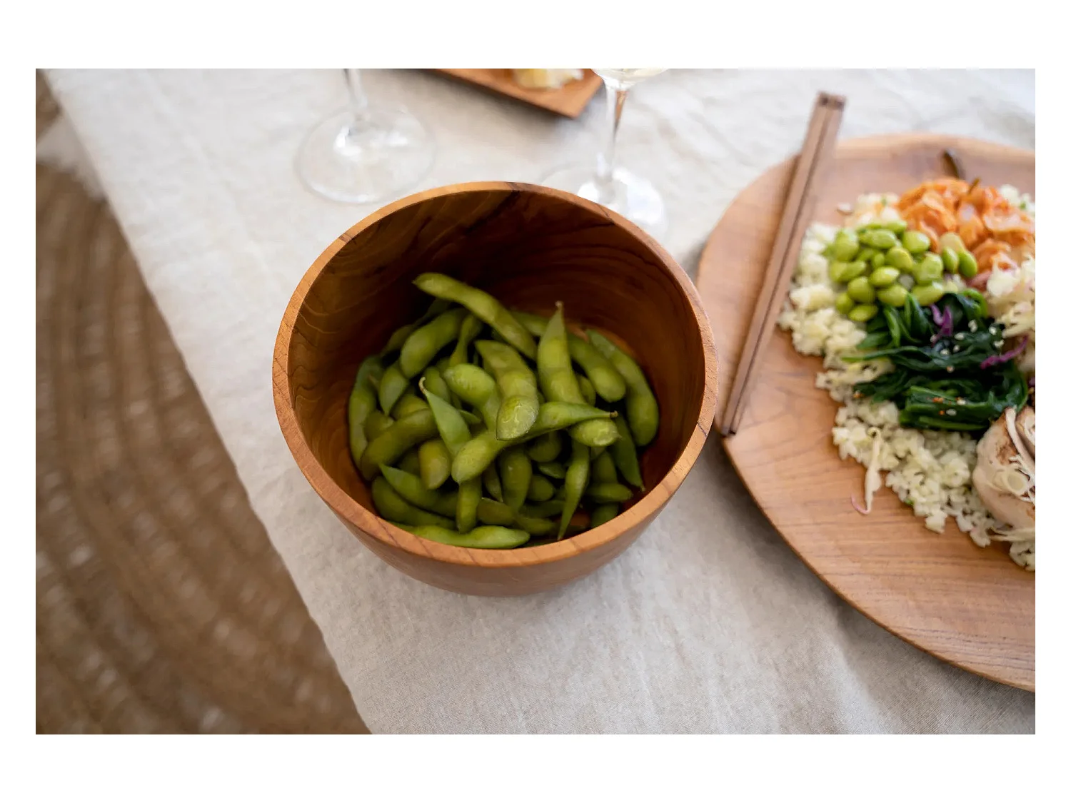 La Ensaladera De Raíz De Teca - S