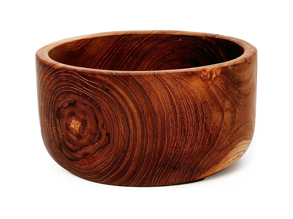 La Ensaladera De Raíz De Teca - S