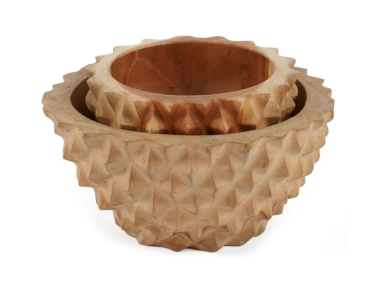 El Cuenco Teak Root Durian - S