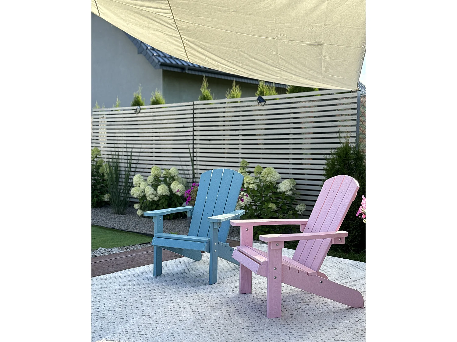 Chaise pour enfant ADIRONDACK Bleu clair