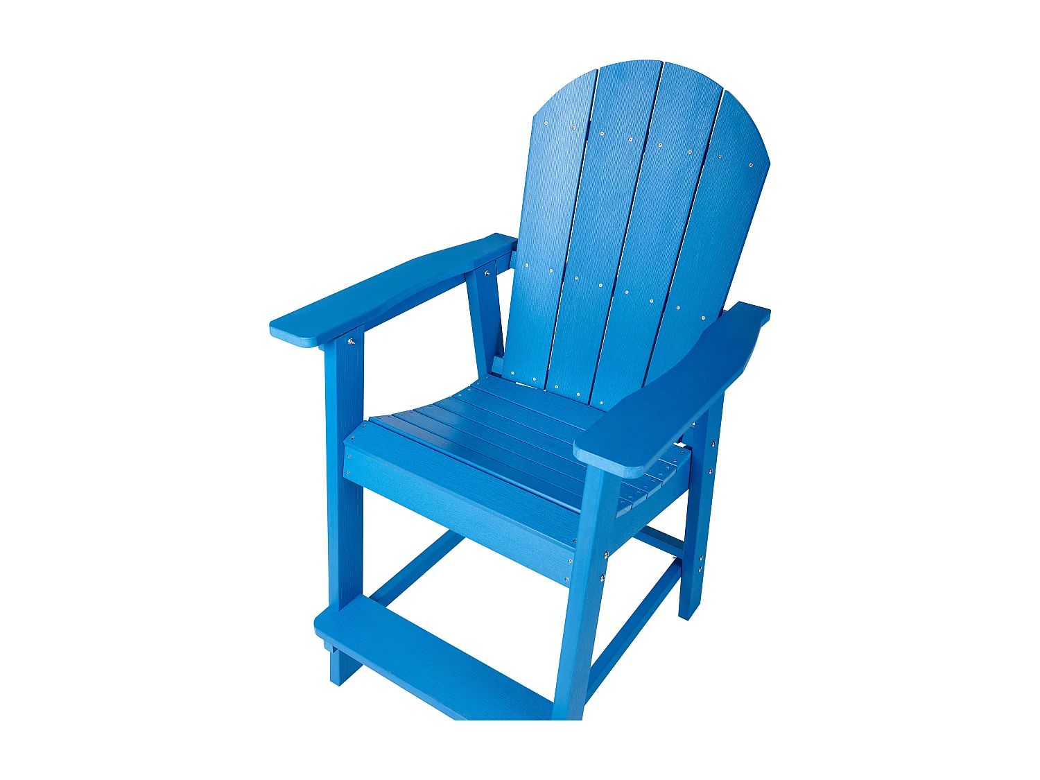 Garten-Barstuhl ADIRONDACK Kunststoff Blau