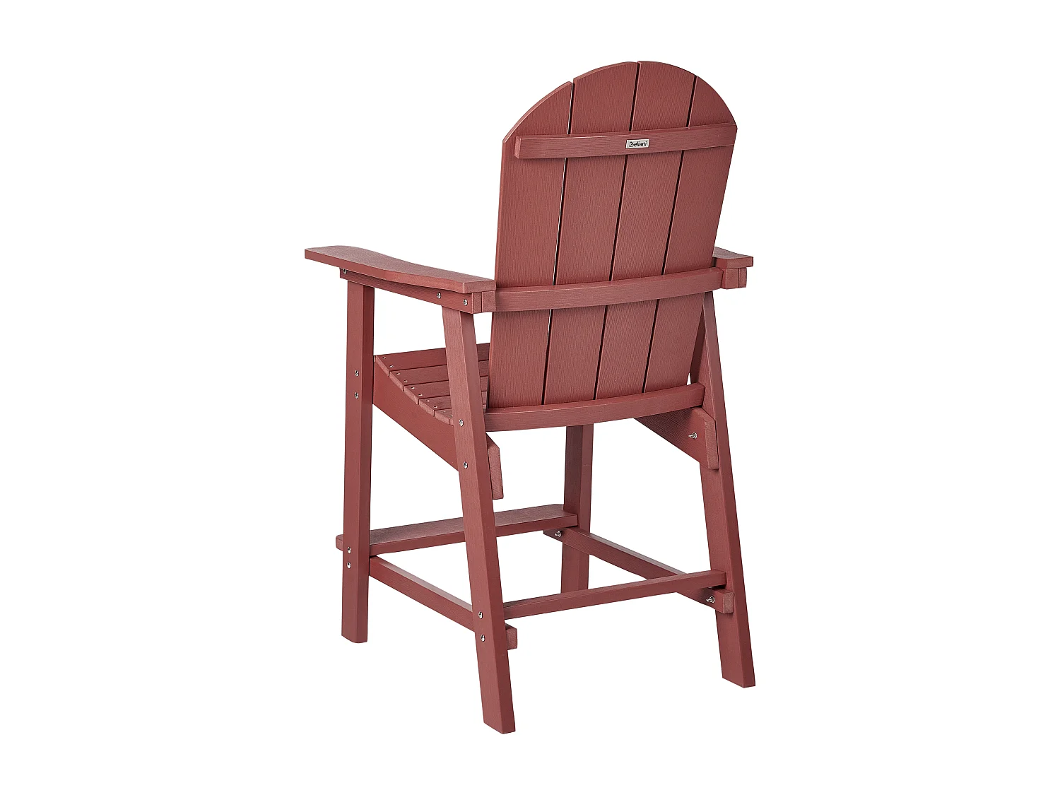 Garten-Barstuhl ADIRONDACK Kunststoff Rot