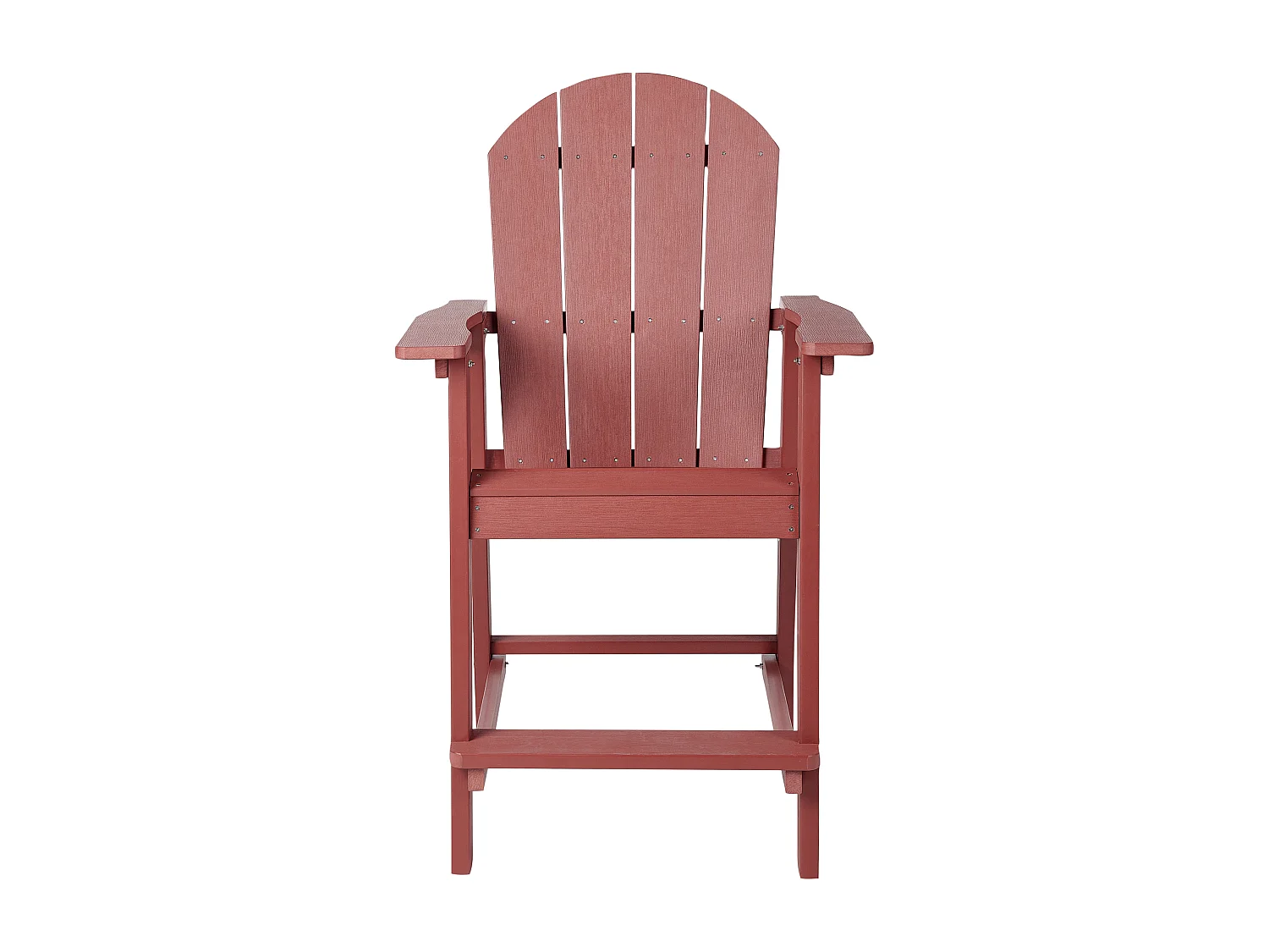 Garten-Barstuhl ADIRONDACK Kunststoff Rot