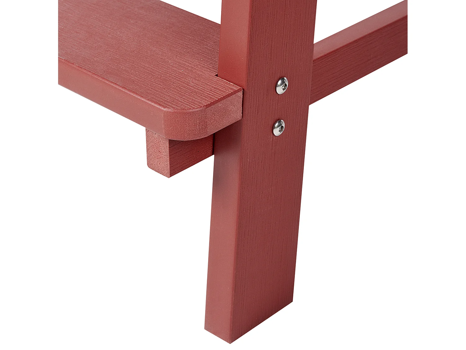 Garten-Barstuhl ADIRONDACK Kunststoff Rot