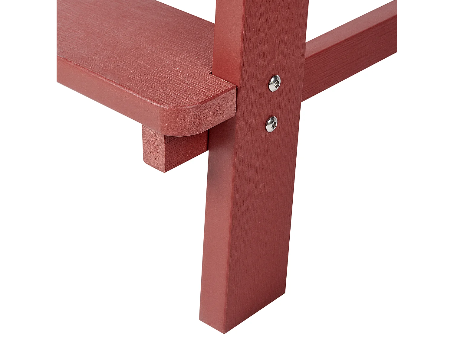 Chaise de bar de jardin ADIRONDACK Matière synthétique Rouge