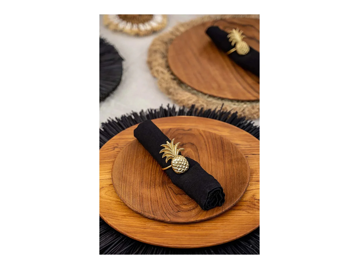 De Teak Root Rond Bord - XL