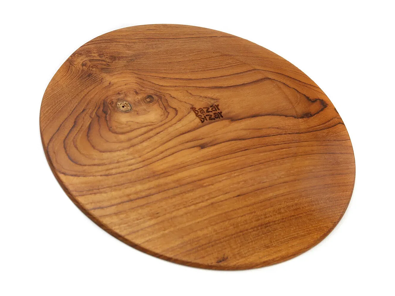 L'Assiette Ronde En Racine De Teck - XL