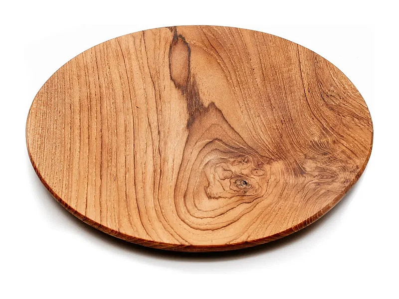 L'Assiette Ronde En Racine De Teck - XL