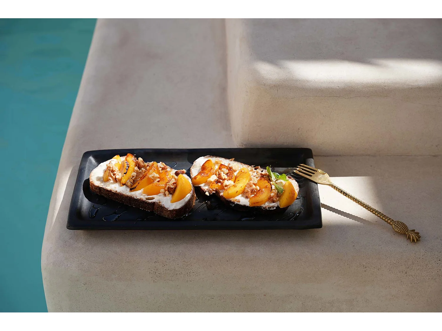 L'Assiette À Sushi Brûlée - Noir - M