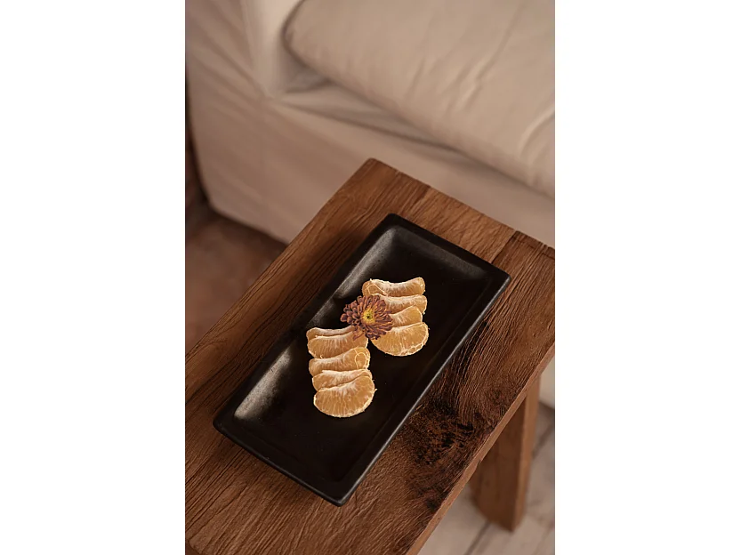 Het Burned Sushi Bord - Zwart - M