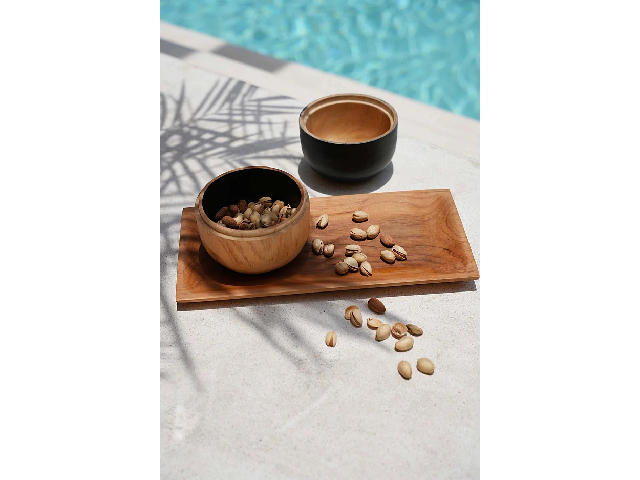 De Teak Root Sushi Bord - M