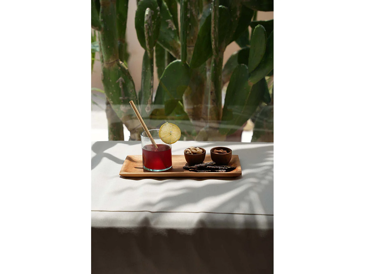 Der Teak Root Sushi Teller - M