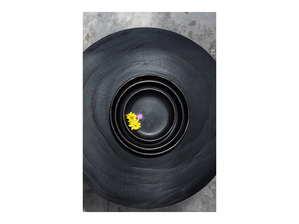 El Plato Clásico Quemado - Negro - S