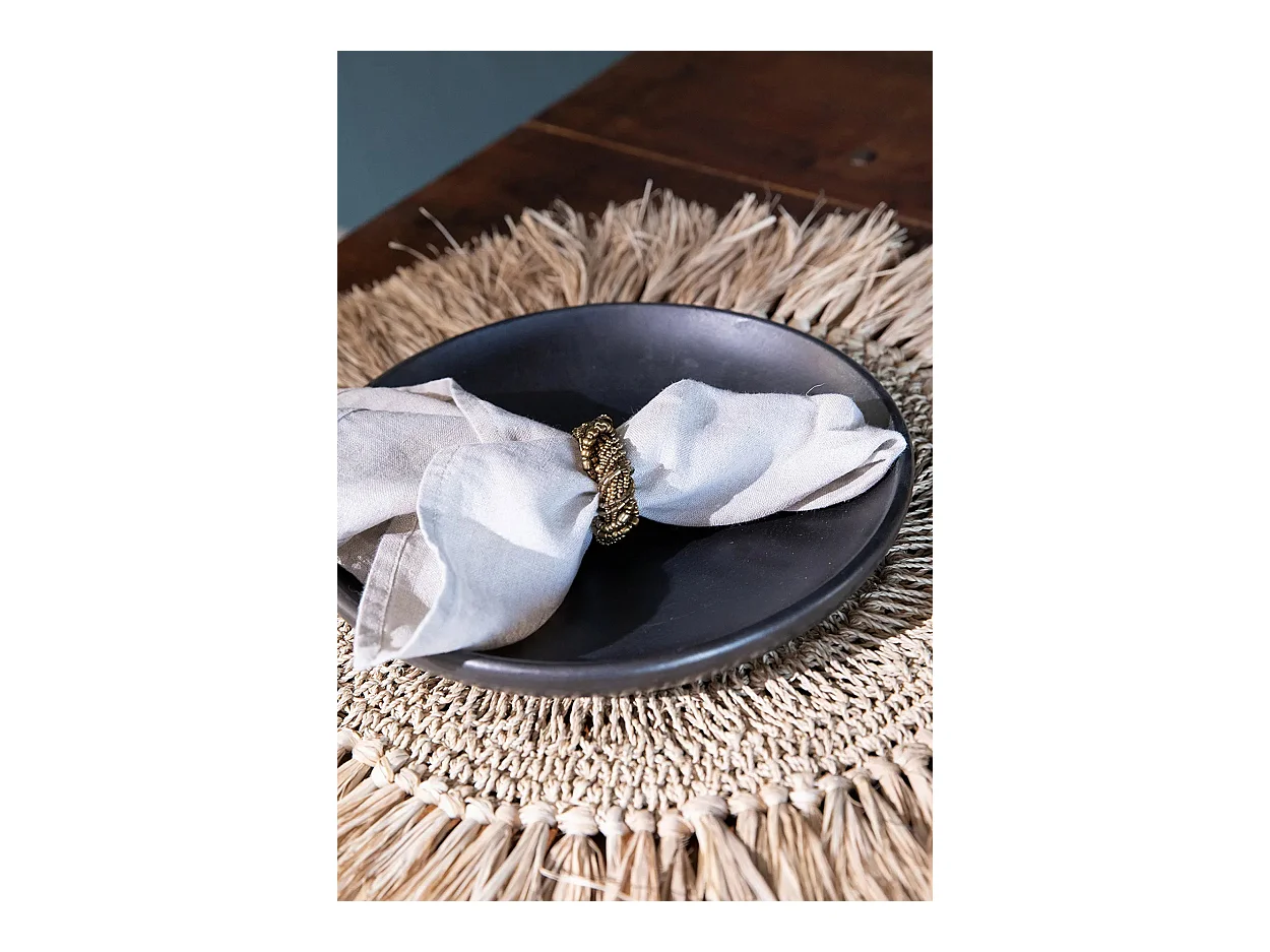 El Plato Clásico Quemado - Negro - S