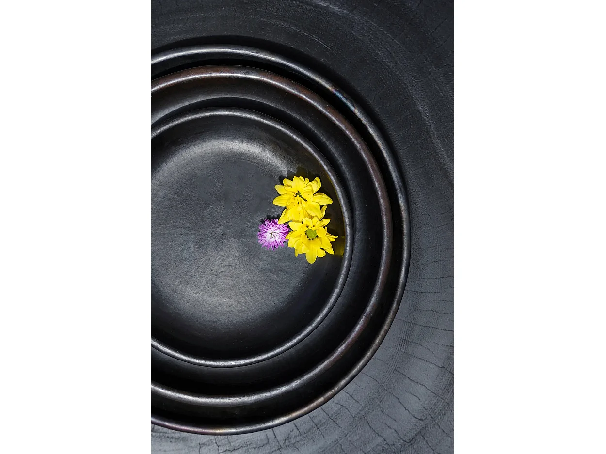 L'Assiette Classique Brûlée - Noir - S