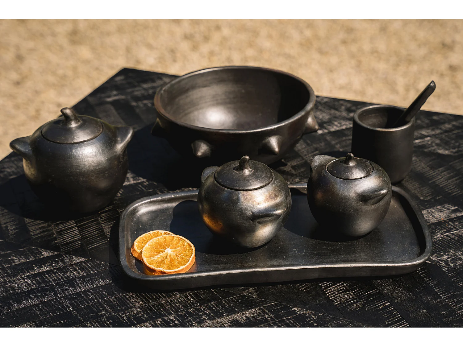 Het Burned Tapas Bord