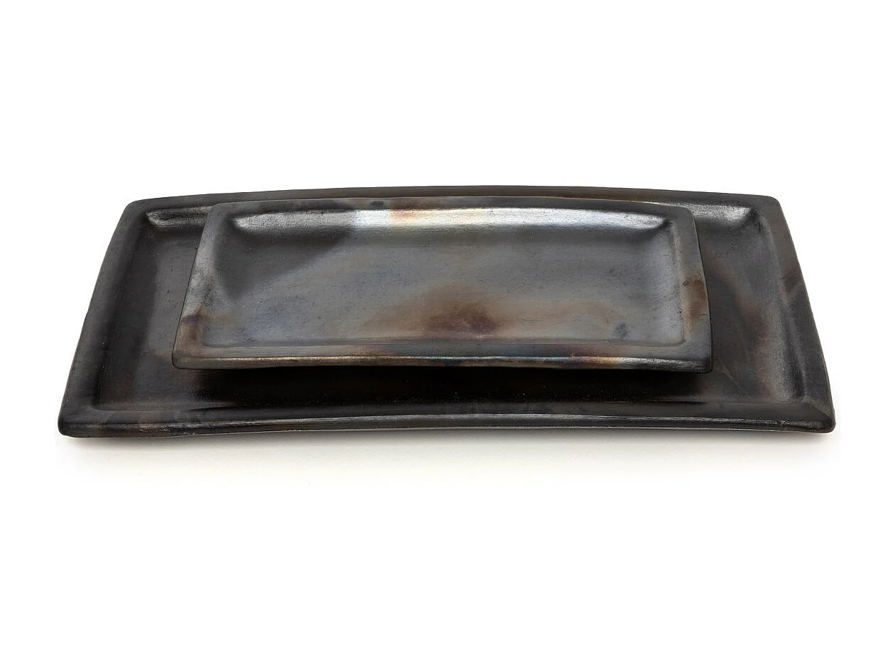 Het Burned Sushi Bord - Zwart - L