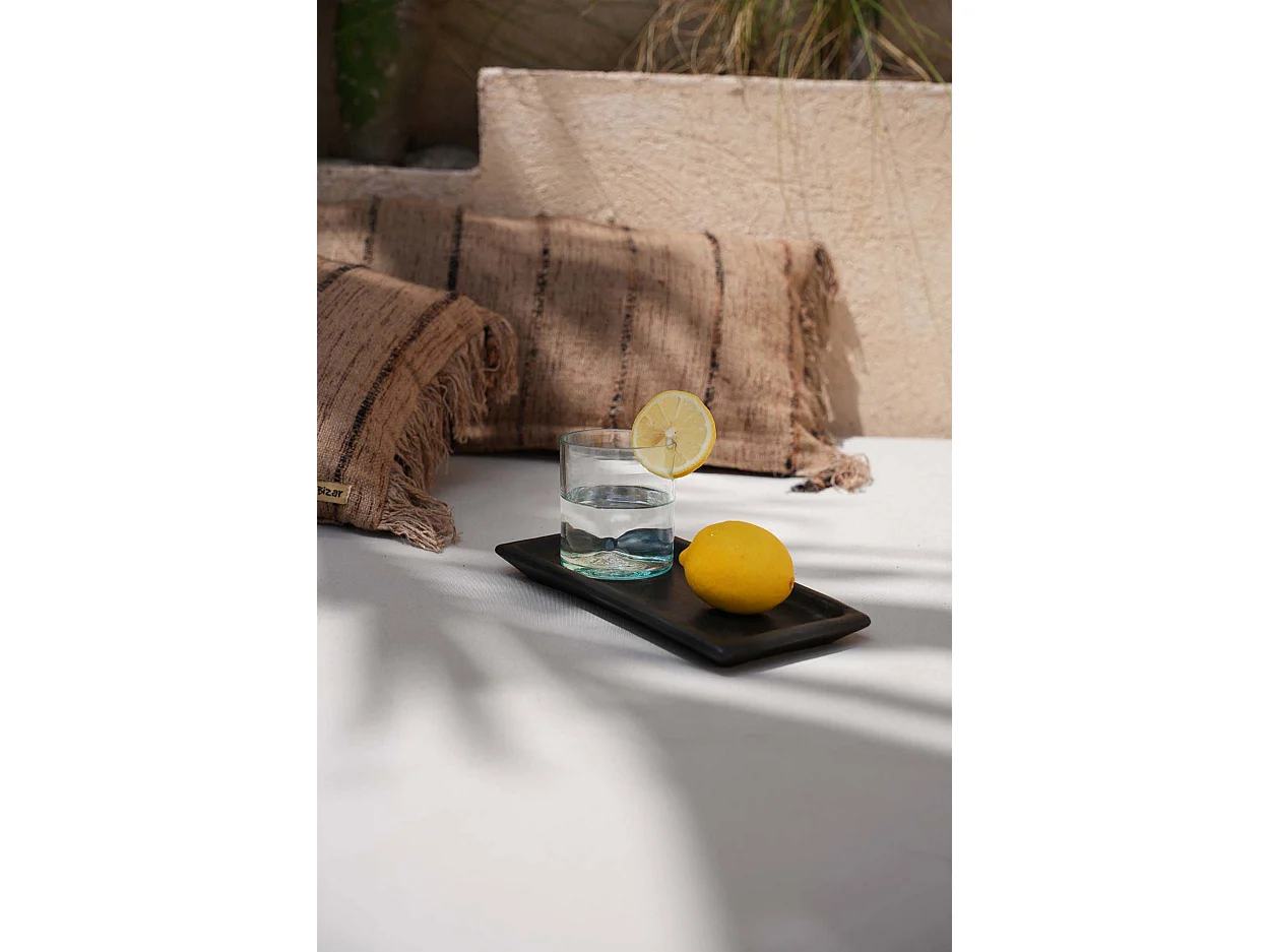 L'Assiette À Sushi Brûlée - Noir - L