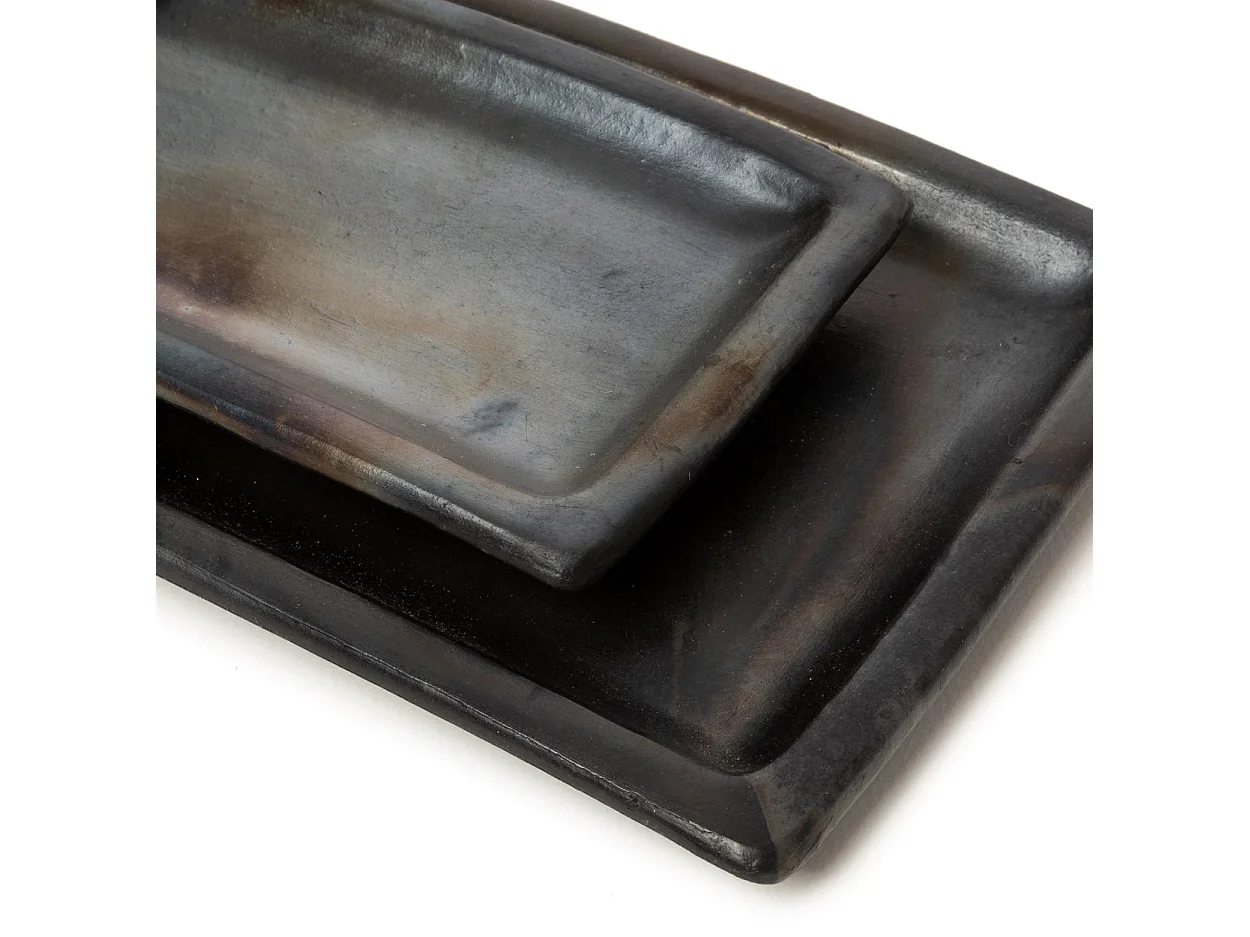 L'Assiette À Sushi Brûlée - Noir - L