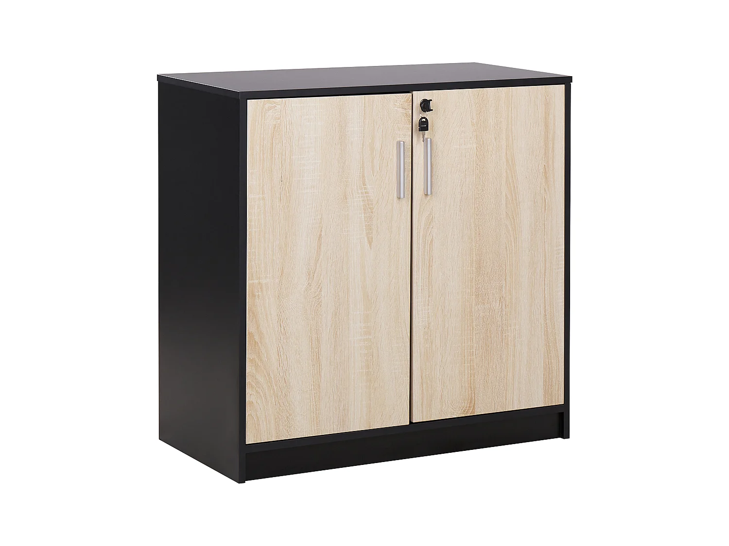 Meuble de rangement ZEHNA Marron/noir