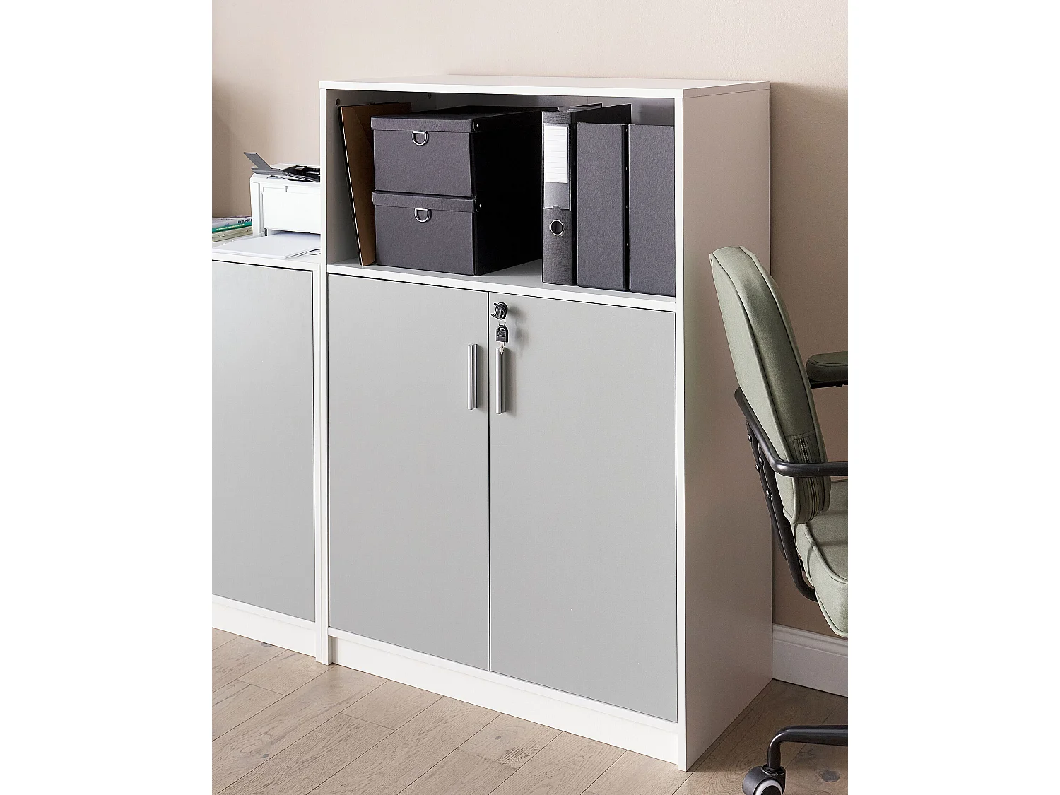 Armadietto da ufficio ZEHNA Grigio chiaro