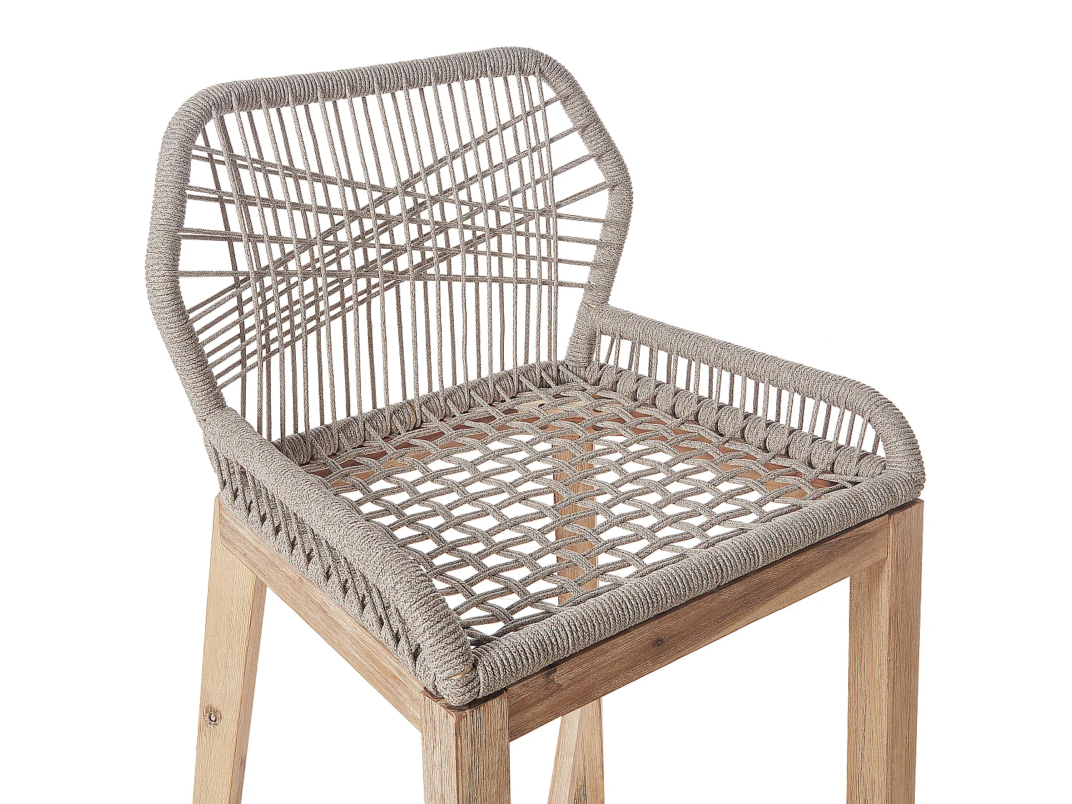 Garten-Barhocker 2er Set TALAMONE Akazienholz Beige