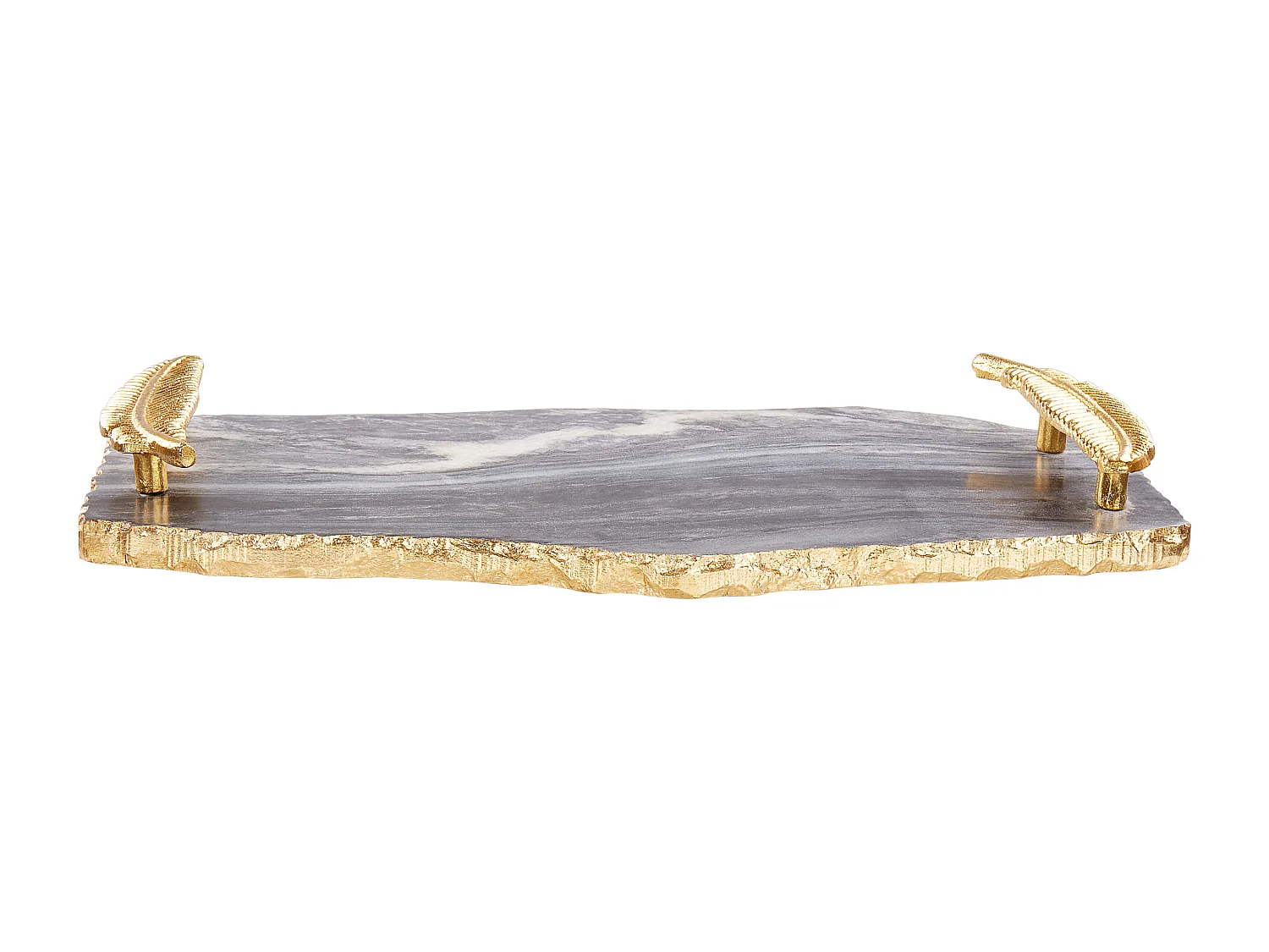 Plateau de service ZOGRAFOU Pierre Gris foncé