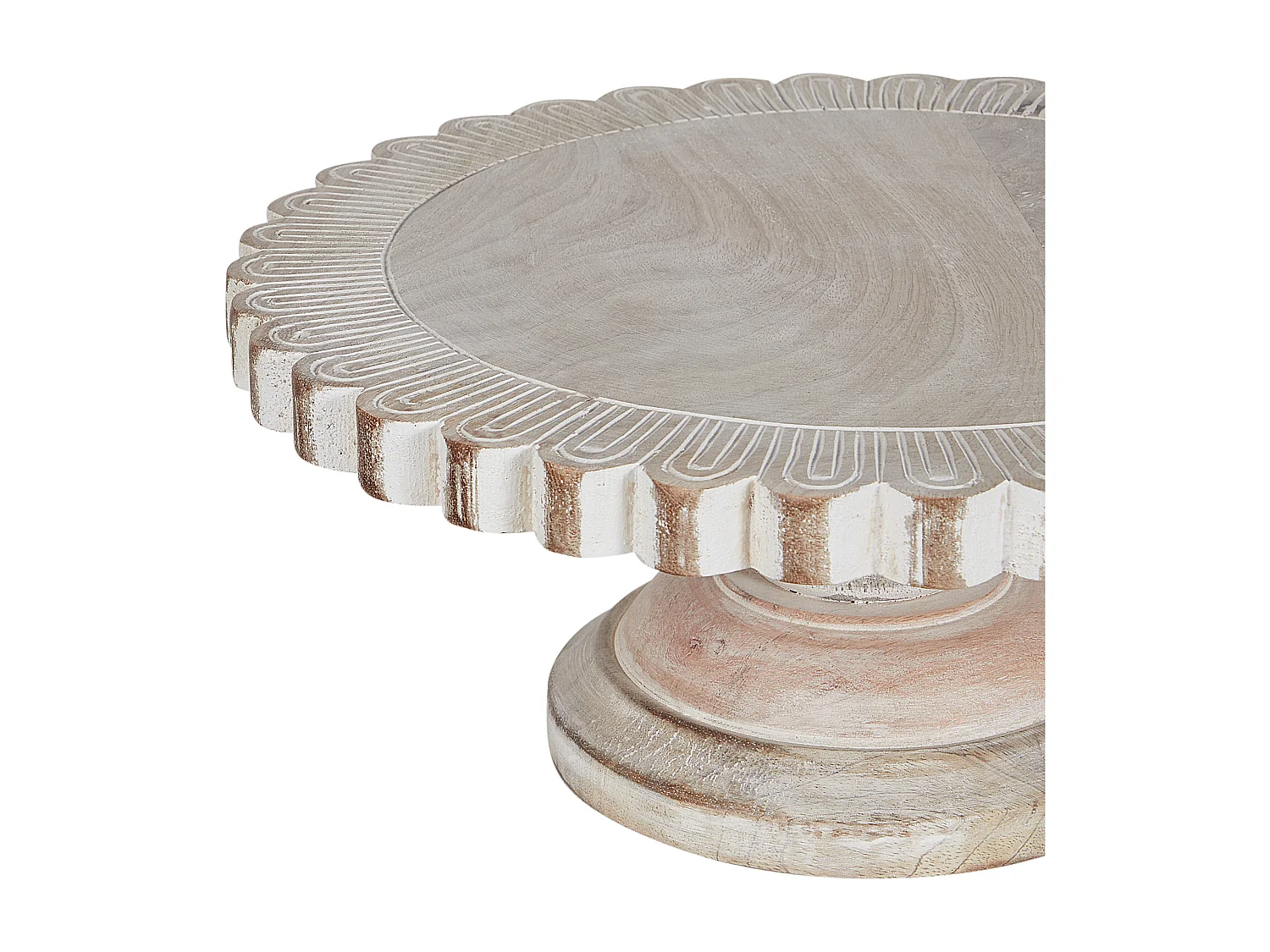 Patera na ciasto MEMFIS Drewno mango Jasnobrązowy