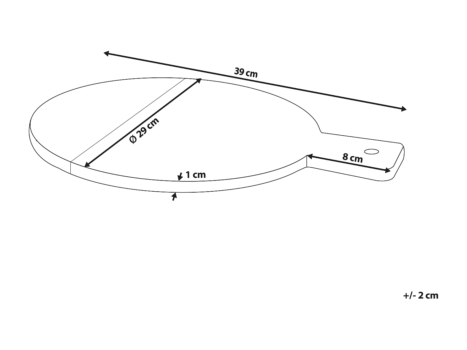 Dienblad ACHARNES Steen Wit marmer