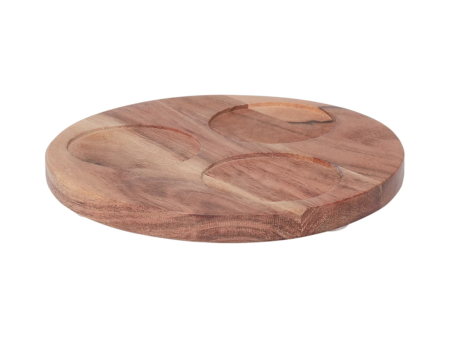 Plateau à 3 compartiments avec cuillère HERAKLION Pierre Multicolore