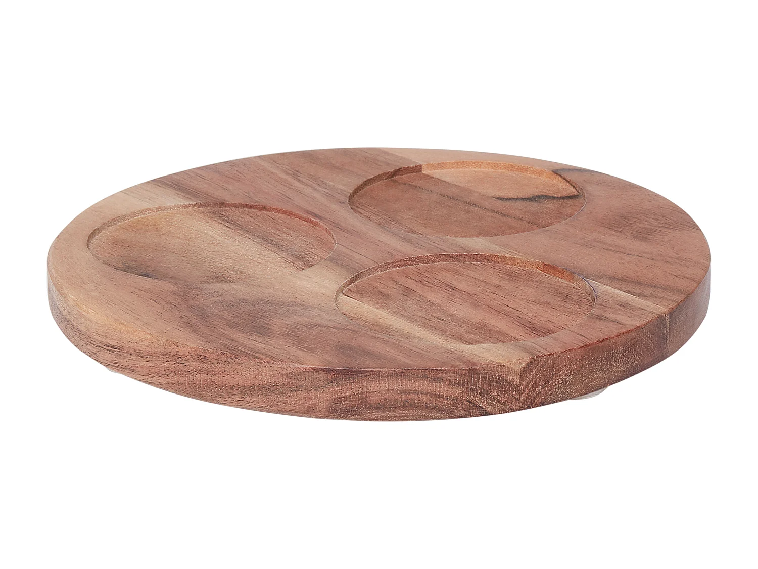 Plateau à 3 compartiments avec cuillère HERAKLION Pierre Multicolore