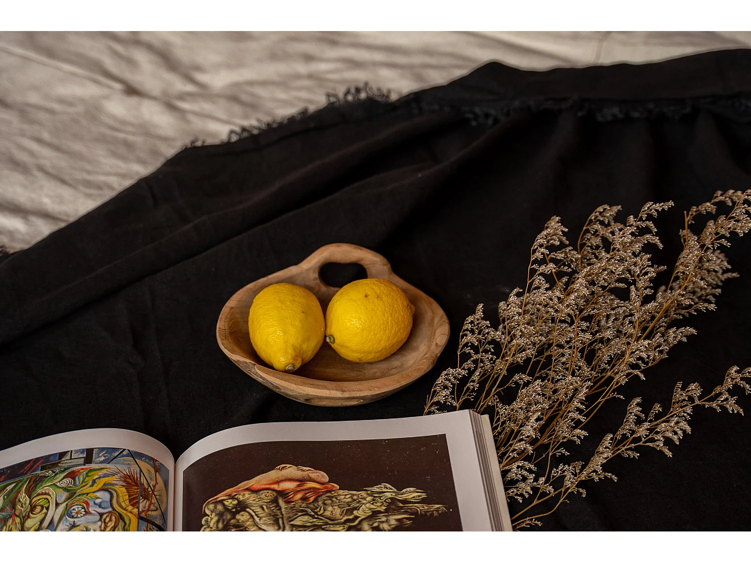 Het Linnen Tafelkleed - Zwart - 180x300