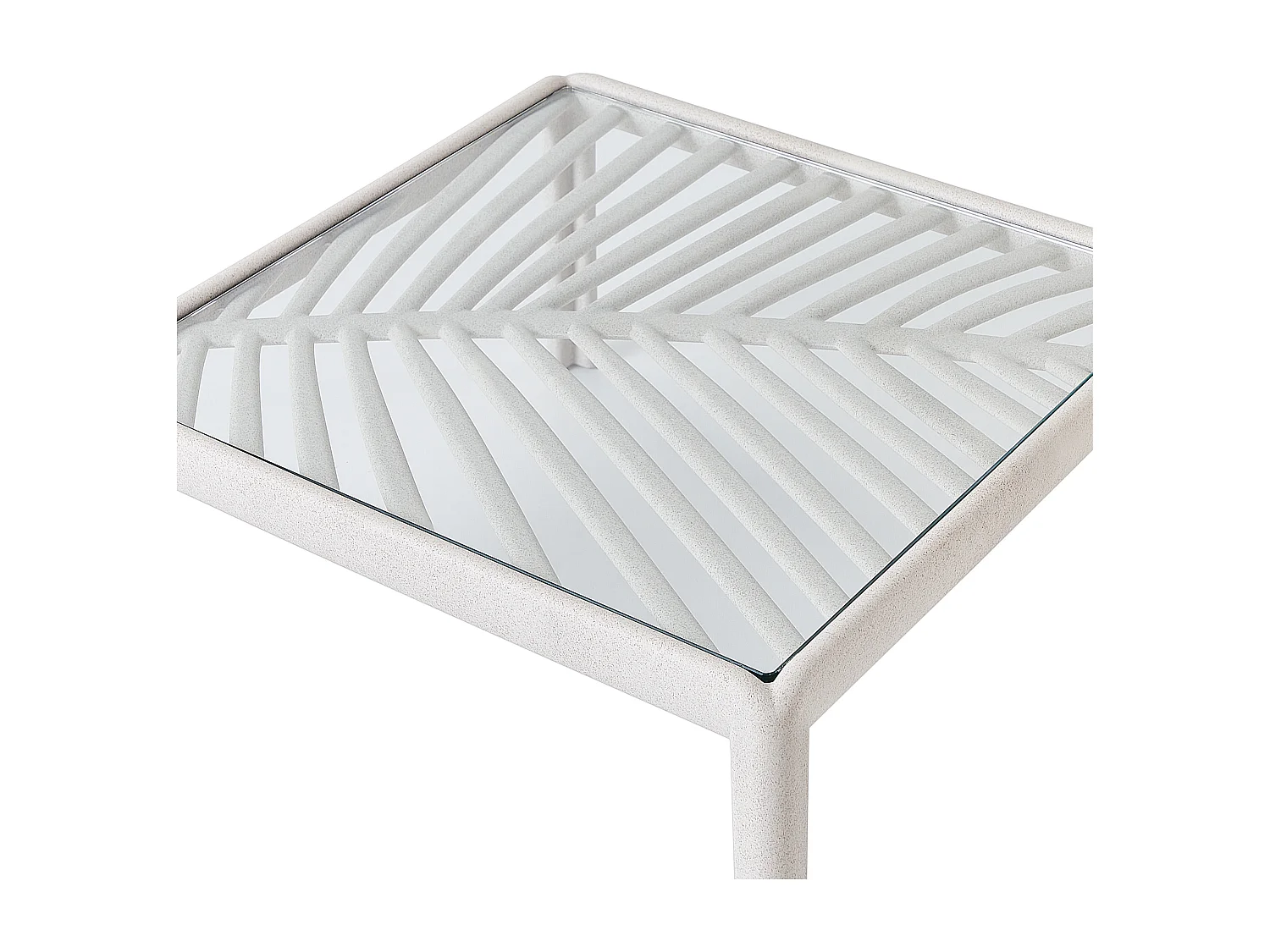 Tavolino da giardino FERRETTI Beige chiaro